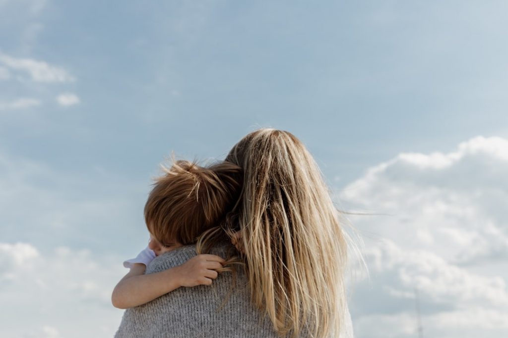Mama mit Baby, Mutter mit Kind