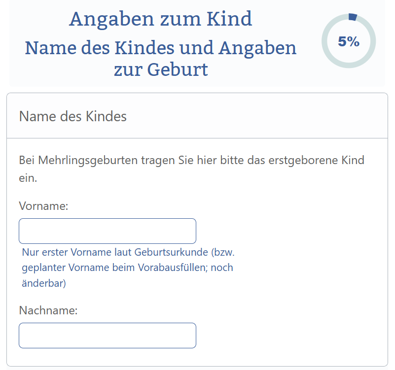 Antrag Screenshot
